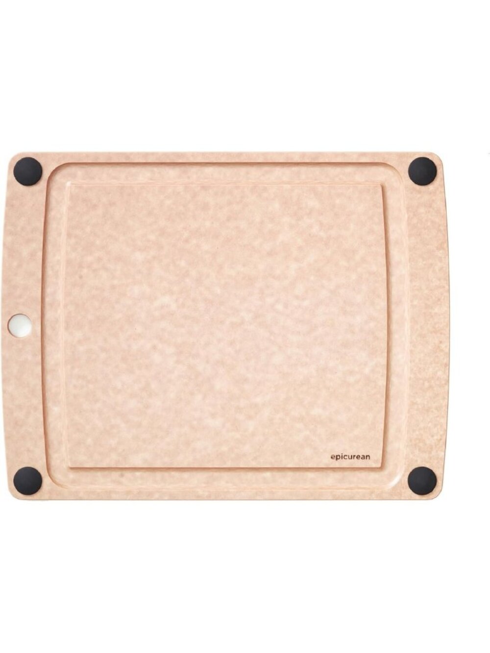 Versatile All-In-One Cutting Board with Non-Slip Feet & Juice Groove, 14.5" ×